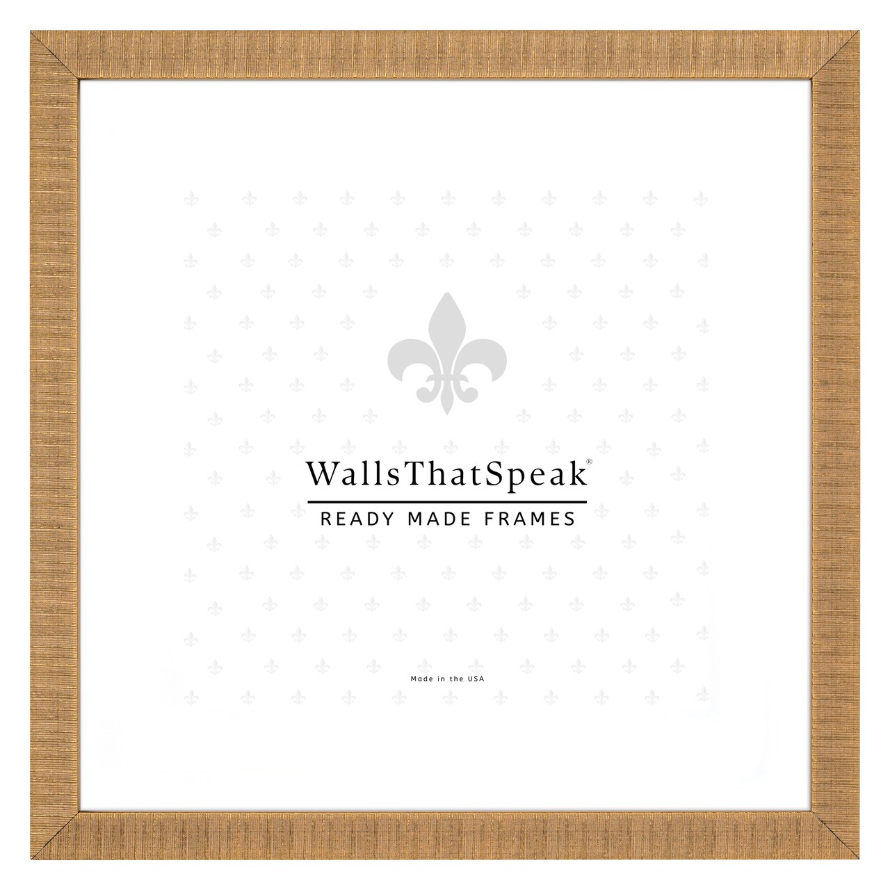 20x20 Matted Picture Frame, Linear 1 Inch Polystyrene Moulding, Wall Display Frame for Art, Posters, or Photos by wallsthatspeak